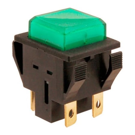 Allpoints Allpoints 1901276 Switch, Dispenser, Green, Dpst For Bunn-O-Matic 1901276